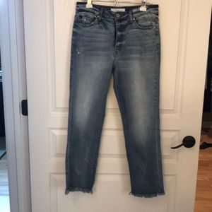 KanCan distressed straight leg jeans NWT, size 28